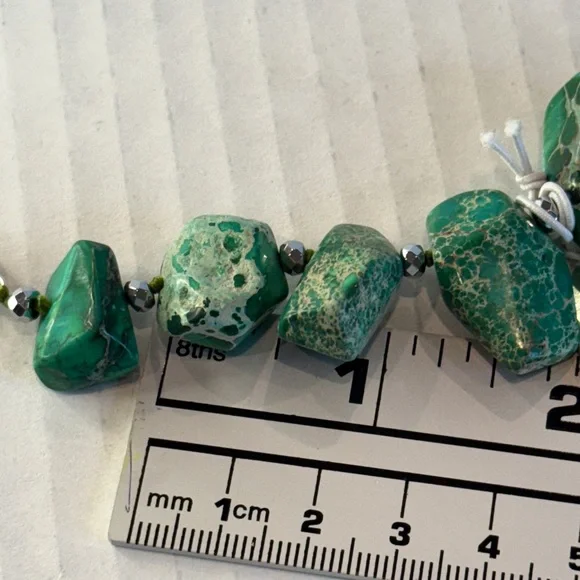 🆕 💚 King Jasper Goddess Necklace – Iris & Lily London – Sterling Silver 💚 - Picture 6 of 16